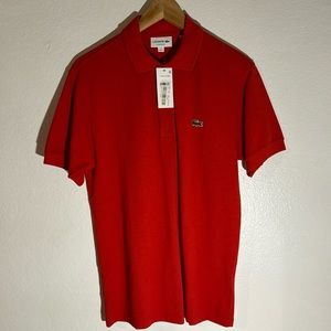 Red Lacoste Polo